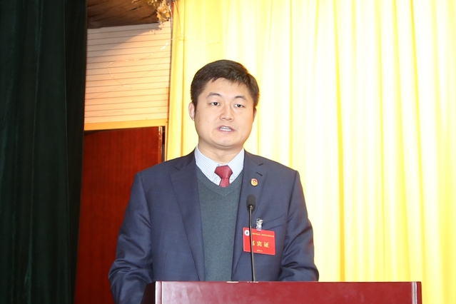 团市委副书记赵中国致辞