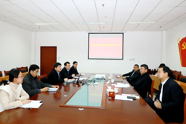李明在资产管理处座谈交流