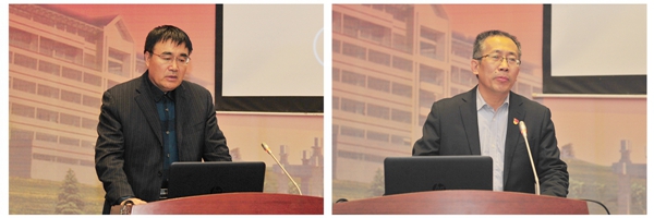 研究生处处长鞠学红解读硕士 博士学位授权点评估工作方案附属医院院长胡温庭作表态发言